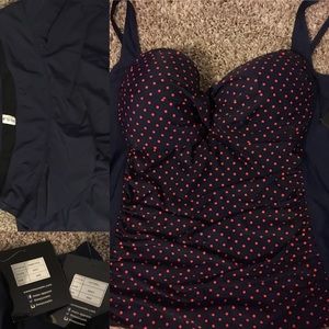 Plus size two piece swimsuit